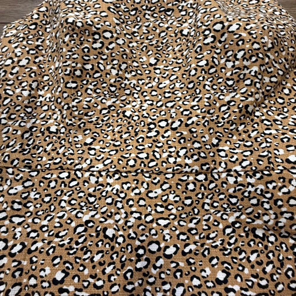 J. Crew Factory Basketweave Sheath Dress, Animal Print Women's Dress, Size 10 - Picture 3 of 14